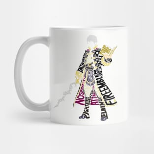 Robin Typography Mug